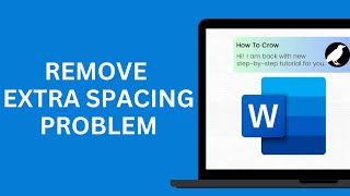 How to Remove Extra Spacing Problem in MS Word  Remove Large Space [upl. by Ailed333]