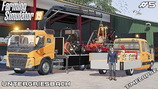 Mowing amp seeding gardens MrsTheCamPeR  Lawn Care on Untergriesbach  Farming Simulator 19Episode 5 [upl. by Eniac]