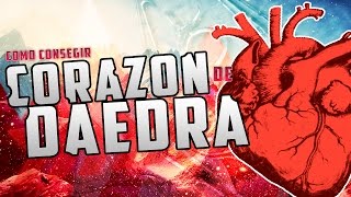 SKYRIM COMO CONSEGUIR CORAZÓN DE DAEDRA [upl. by Coughlin51]