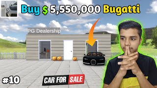 🤑Finally I Buy 5550000 Bugatti  Car For sale simulator 2023 Android Gameplay [upl. by Towny]