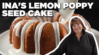 Ina Gartens Lemon Poppy Seed Cake  Barefoot Contessa  Food Network [upl. by Nitsu]