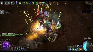 Path of Exile poe 324 necro bama uber Searing Exarch skip [upl. by Aleina522]