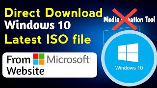 How to download Windows 10 iso without Media Creation tool [upl. by Sparks]