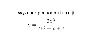 Pochodna funkcji jednej zmiennej cz24 Krysicki Włodarski przykład 663 [upl. by Vincents]