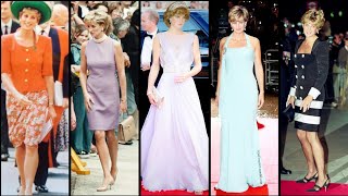 outstanding and elegant princess Diana looks and dresses designs 2024 [upl. by Phil299]