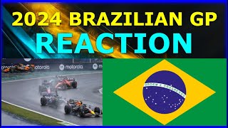 F1 2024 BRAZILIAN GRAND PRIX REACTION [upl. by Adniles]