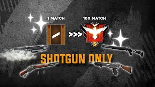 100 Pertandingan Namatin Free Fire Tapi Shotgun Only PT 3 [upl. by Ado]