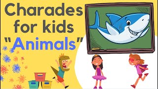 Animal Antics Charades Game for Kids  Fun and Educational Activity games onlinelearning [upl. by Wettam]