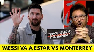 MESSI VA A JUGAR con INTER MIAMI vs RAYADOS en CONCACHAMPIOS Jorge Ramos  Jorge Ramos y Su Banda [upl. by Amorette]