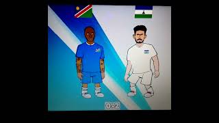 Namibia vs Lesotho  Score Predictor Pause or screenshot for yours shorts [upl. by Anazus792]