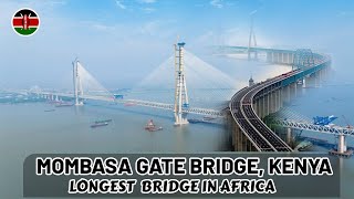 Kenyas Mombasa Gate Bridge  Africas Longest Bridge Set for Completion by December 2024 [upl. by Sibilla]