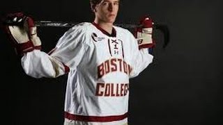 Noah Hanifin 7  Boston College Highlights [upl. by Janeczka768]