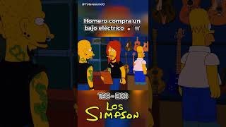 Homero compra un bajo eléctrico 🎸🛒 lossimpson shorts [upl. by Anaujahs406]