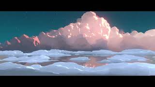 Stylised anime rolling clouds in Blender  example [upl. by Eidlog]