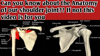 anatomy of shoulder joint  anatomy of shoulder ligaments  movements and bones [upl. by Aivax]