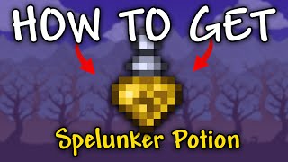 How to Get Spelunker Potion in Terraria 1449  Spelunker Potion Terraria [upl. by Figueroa]