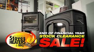 Bairnsdale Stoves Heaters amp BBQs EOFY Stock Clearance Sale [upl. by Enaj]