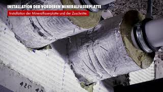 Baulicher Brandschutz  System MineralfaserplattenWeichschott [upl. by Atilemrac]