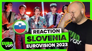 SLOVENIA EUROVISION 2023 REACTION JOKER OUT  CARPE DIEM [upl. by Nagol]