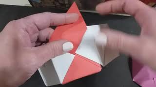 Hexaedro en origami [upl. by Ganiats]