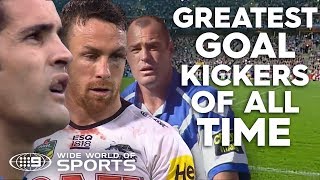 Greatest goal kickers of all time  NRL on Nine [upl. by Ara]