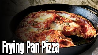 Frying pan Pizza no oven [upl. by Dorran]