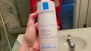 La Roche Posay Toleriane Hydrating Gentle Face Cleanser Review [upl. by Brittain]