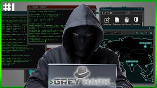 GREY HACK  Most Realistic Hacker Game Ive Played  Learning The Basics  Episode 1 [upl. by Sateia]