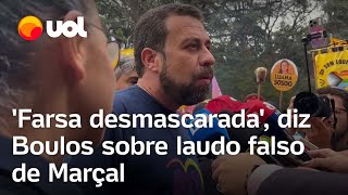 Boulos sobre laudo forjado por Pablo Marçal farsa foi desmascarada em poucas horas [upl. by Anatnahs]