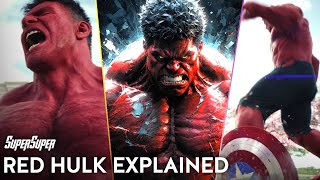 Is Red Hulk More Powerful than Bruce Banners Hulk  Explained in Hindi [upl. by Anawd]