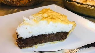 CHOCOLATE PIE RECIPE [upl. by Hsima]