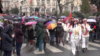 Nouvel An Chinois dans le Marais ParisFrance  20 Février 2014 [upl. by Bertolde]