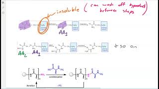 CHEM113 22 18 Merrifield Synthesis [upl. by Annoled]