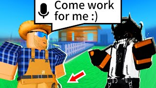 Searching For Employees in Roblox VOICE CHAT [upl. by Adnilra]