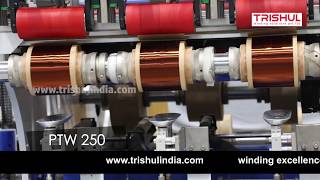 Trishuls AUTOMATIC PT COIL WINDING MACHINE [upl. by Ateiluj350]