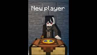 Minecraft Old player vs New player 19 [upl. by Ahtiuqal]