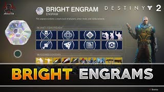 Destiny 2  Bright Engrams How To Get Them amp What They Do [upl. by Oryaj576]