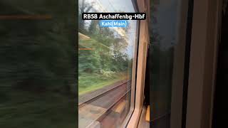 KahlMainRB1440RB58➡️AschaffenburgHbf br1440 regionalbahn hlb shorts [upl. by Aninep]