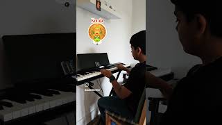 Shyama Sundara Kera Kedara Bhoomi shortvideo Asianetkschithra piano keralapiravi [upl. by Eniledgam]