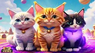 Three Little Kittens  Nursery Rhymes amp Kids Songs By Nisar Cartoon TV [upl. by Nimzay]