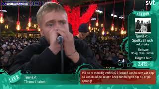 Tjuvjakt  Tårarna i halsen  Live ✰ Musikhjälpen 2017 ✰ [upl. by Bartie899]