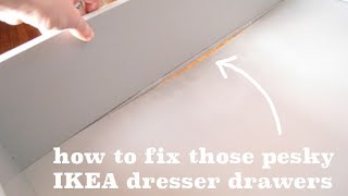 How to fix Kitchen Bathroom Cabinet Drawer Bottom Falling DIY Home Repair [upl. by Murielle]