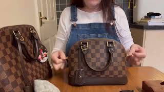 Comparison Between Louis Vuitton Alma PM amp Alma BB  What Fits  Always Sophie [upl. by Darlene]