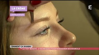 BEAUTÉ 3 techniques pour redessiner ses sourcils CCVB [upl. by Necyla928]