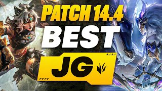 The BEST Junglers For Season 14 On Patch 144  All Ranks Tier List League of Legends [upl. by Einapets]