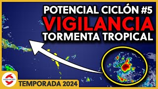 Futura Tormenta Tropical Ernesto pasaría sobre las Islas Vírgenes y cerca de Puerto Rico [upl. by Bergstein]