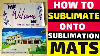 How to Sublimate onto Mats [upl. by Billy]