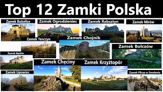 Top 12 Zamki Polska [upl. by Naujej]