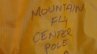 Mountain Fly Center Pole Mod Tarp [upl. by Nemaj]