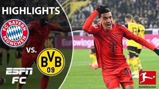 🔥 HEATED BATTLE 🔥 Bayern Munich vs Borussia Dortmund  Bundesliga Highlights  ESPN FC [upl. by Assilla435]